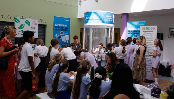 Nuaire creates a storm at Primary School for Clean Air Day
